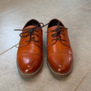 Classic Brown Kids Dress Shoes